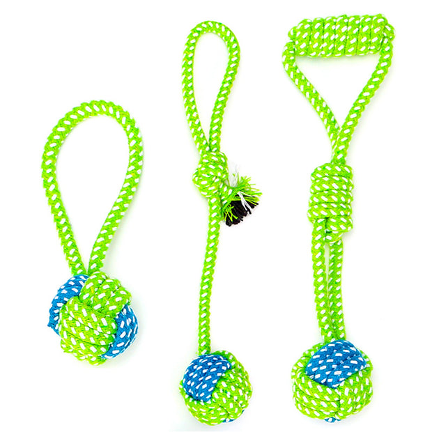 Assorted dog rope toys