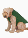Warm quilted dog jacket with padding for winter
