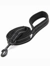 black ergonomic dog lead