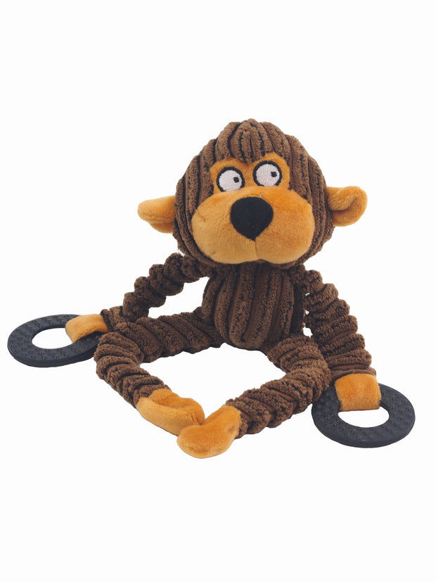 Affordable online plush monkey dog toy