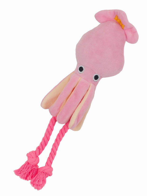 Cute Squid Rope Dog Toy