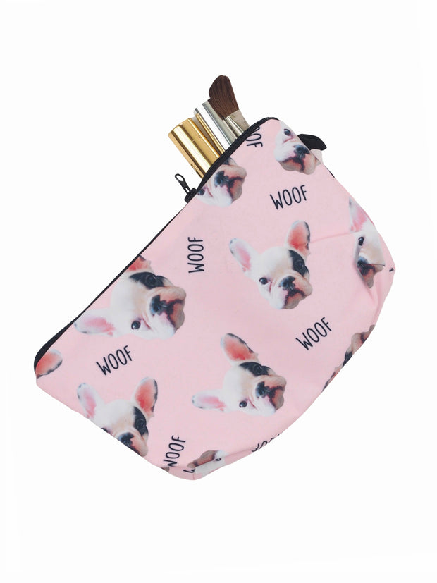 Cute dog lovers makeup or pencil case