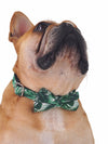 Jungle Leaf Dog Bow Tie Collar