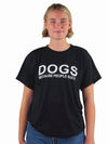 DOGS Because People Suck Black T-Shirt