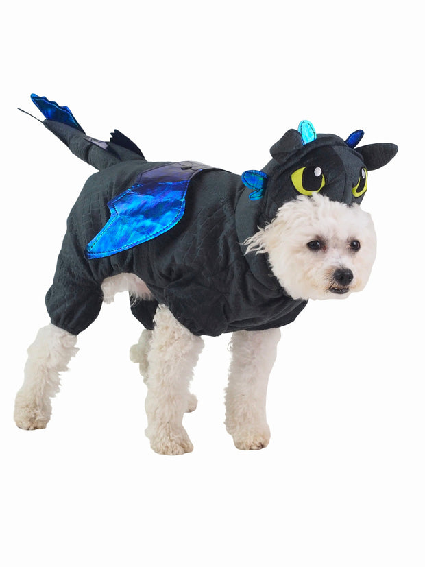 Toothless dragon dog costume with hoods and wings