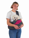 Mesh sling commuter dog puppy carry bag