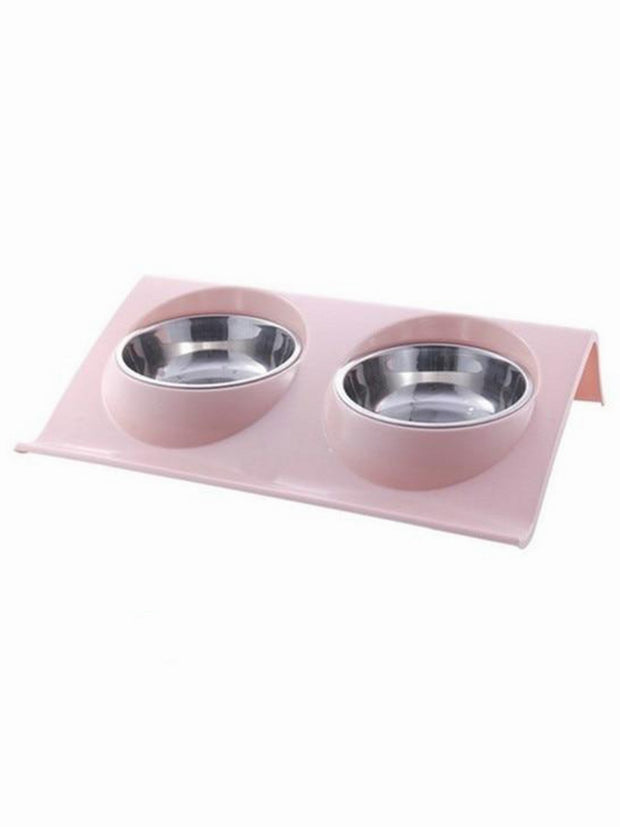 modern spill dog bowl