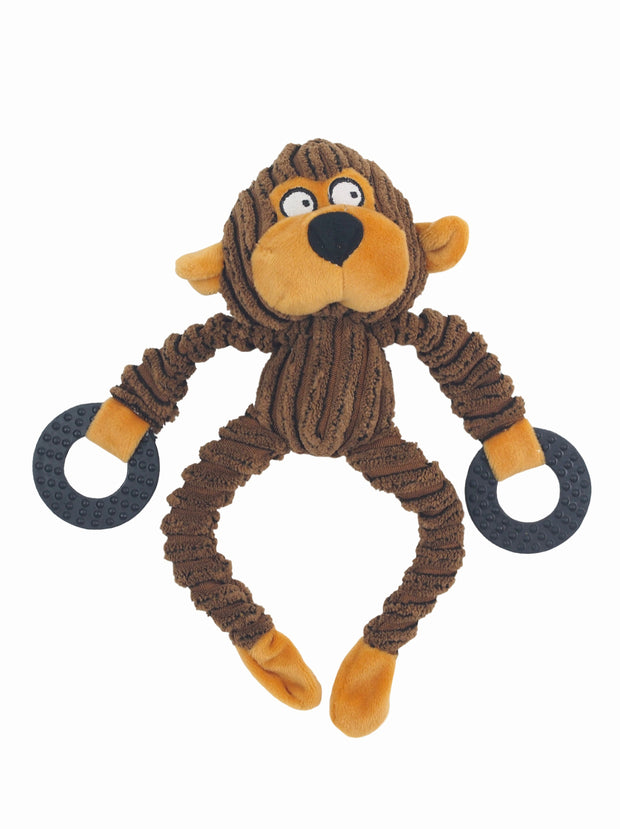 Monkeying Around Plush Dog Toy