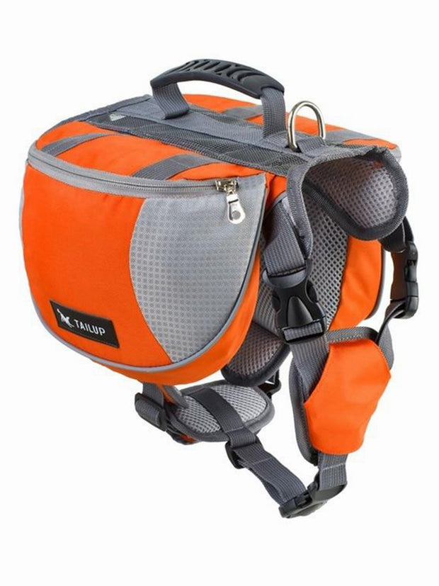 orange dog hiking harness