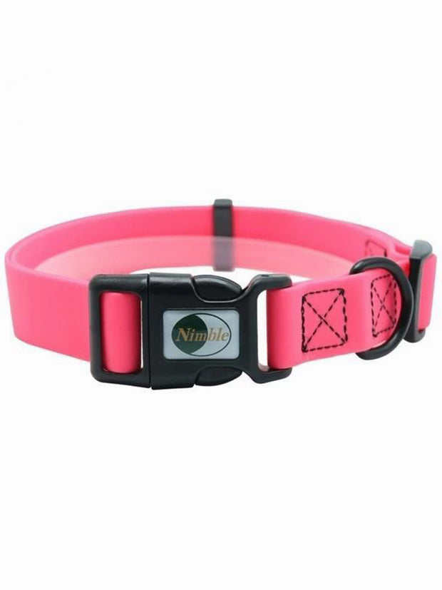 pink pvc dog collar online