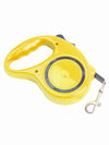 Cheap retractable dog lead in yellow