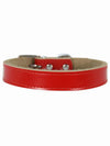 red leather dog collar online