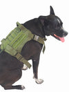 Strong nylon large military dog harness