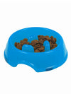Cool slow eater dog bowl with plastic nubs