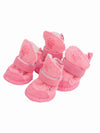 Plush Dog Ugg boots in pink