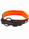 High quality dog collar with reflective stripe