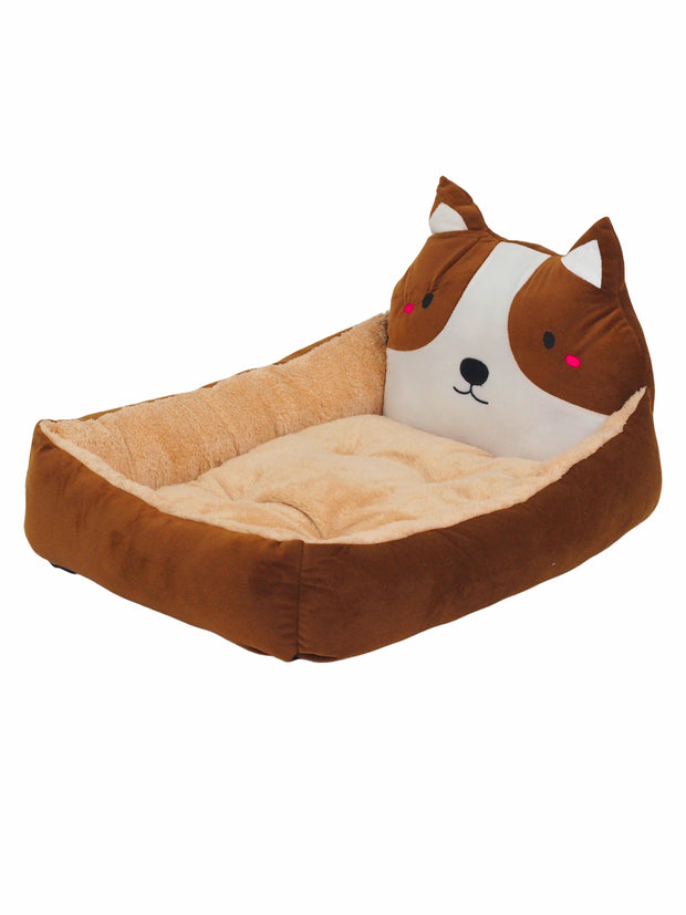 3D Doghead Dog Bed