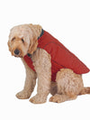 Warm winter thick dog jacket and coat in red